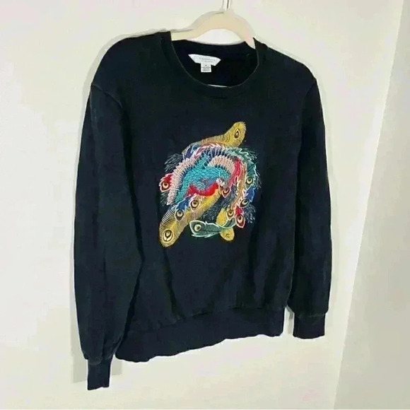 Eleven Paris Nolan Embroidered Crew Neck Pullover Sweatshirt - Picture 6 of 6